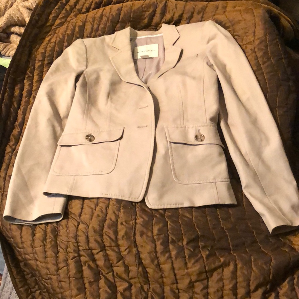 Banana Republic Khaki Blazer